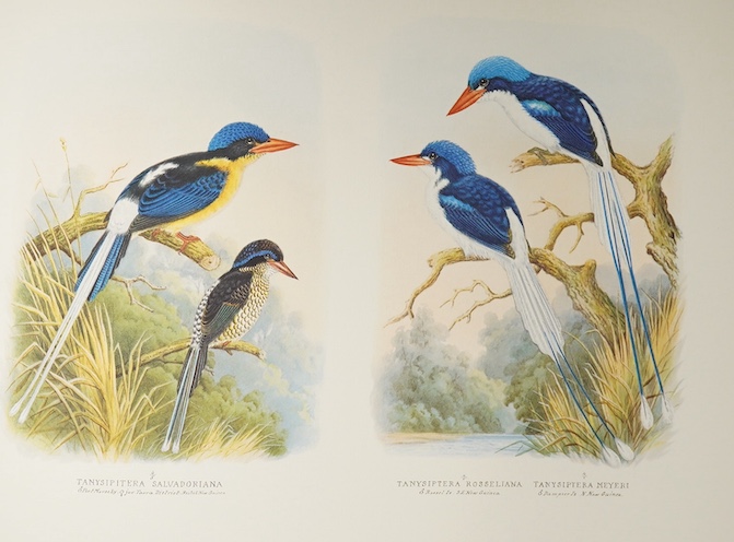 Folio Society - Campbell, Bruce - The Bird Paintings of Henry Jones, no. 166 of 500 copies, with 24 colour plates by Henry Jones, oblong folio, original green half morocco, gilt, brown cloth slip case, gilt arms of the Z